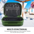 thumbnail image 3 of Green Lightweight PC Material Beauty Box for Storage Use with Elastic Band Design Fits Various, 3 of 9
