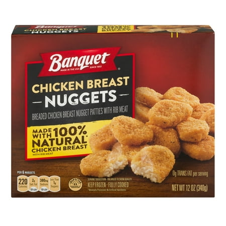 Banquet Chicken Breast Nuggets, 12.0 OZ - Walmart.com
