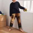 thumbnail image 5 of Xecao Vintage Family History Book Print Teenagers' Pajama Pants Long Sleep Pants Soft Elastic Waist Pajama Bottoms Elastic waist with 2 Pockets 5-16 Years-XS(5-6), 5 of 6