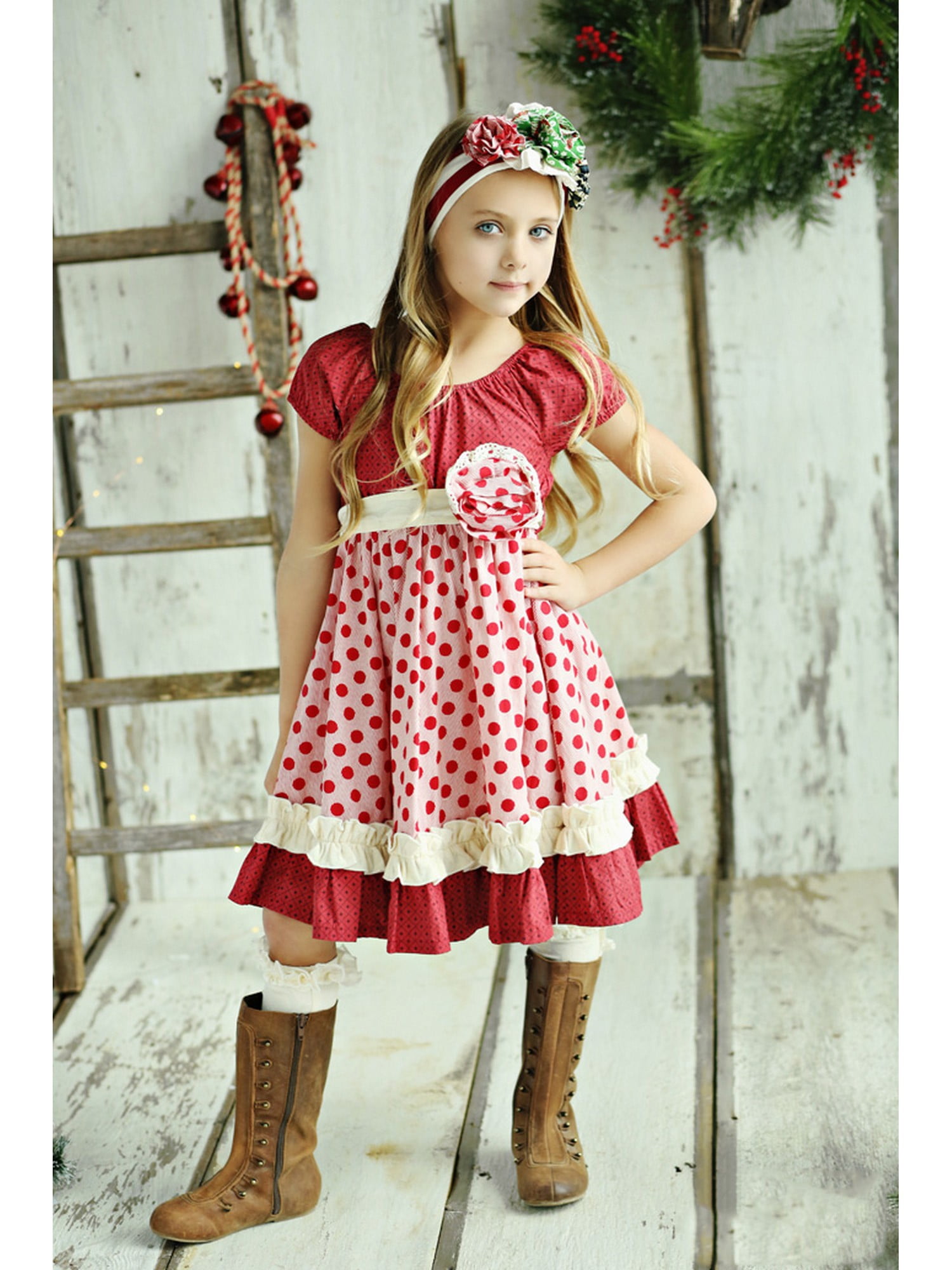 Mustard Pie Mustard Pie Little Girls Mystic Evergreen Ruby Short