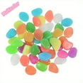 thumbnail image 3 of 100pcs/bag, Glow-in-the-Dark Pebbles: Create A Magical Garden, Landscaping, Flower Pot (0.31*0.39inch), 3 of 5