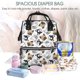 thumbnail image 5 of Disketp French Bulldog3 Mochila de Pañales de Gran Capacidad con Múltiples Bolsillos, Mochila de Viaje Multifuncional para Bebé, Unisex, Moderna y Resistente, 5 of 6