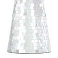 thumbnail image 5 of 10", 8"H Silver Glass Handmade Mosaic Mirrored Mushroom Sculpture, by DecMode (2 Count), 5 of 10