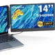 thumbnail image 1 of APILDELLA Extensor de Pantalla Dual para computadora portátil de 14 Pulgadas, Monitor Dual portátil 1080P FHD para computadora portátil USB C HDMI, Monitor Dual para Mac/Windows, 1 of 5
