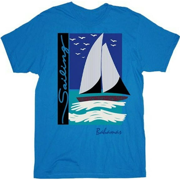Step Brothers Sailing Bahamas Turquoise Blue Adult T-Shirt