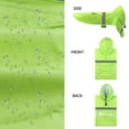 thumbnail image 2 of ZDM Large Dog Raincoat Adjustable Pet Water Proof Clothes Lightweight Rain Jacket Poncho Hoodies with Strip Reflective (XXXL, Yellow), 2 of 5