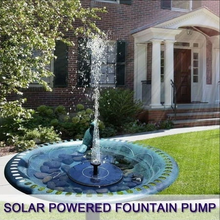Water Pump Solar Fountain Floating Outdoor Pool Circular ...