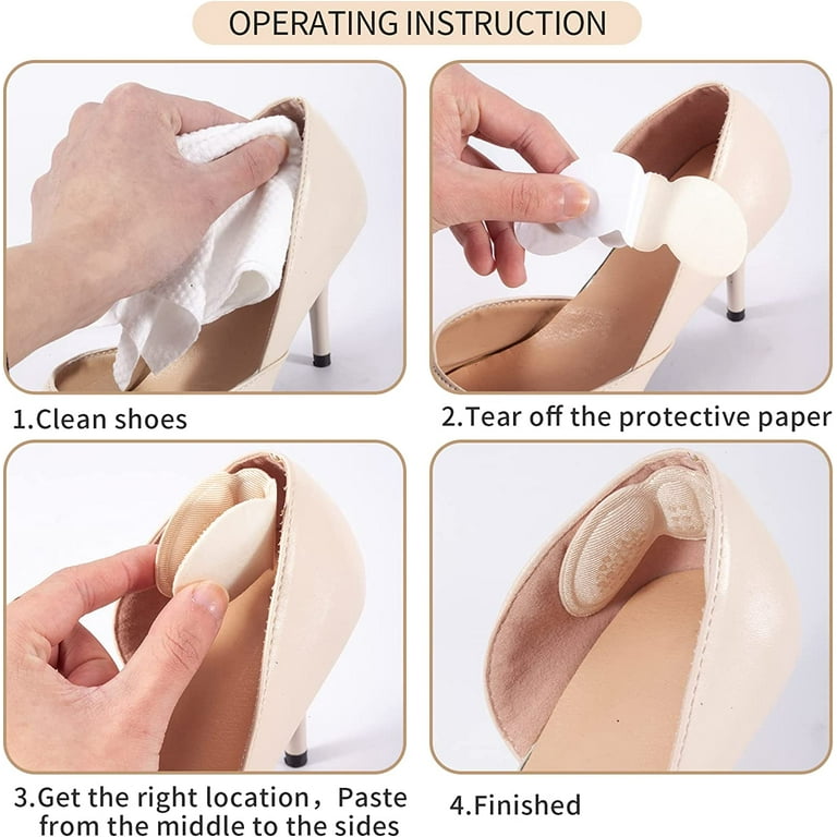 Anti slip heel outlet pads