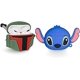 thumbnail image 1 of [Paquete de 2] Funda genial para Airpods Pro, funda de silicona suave con diseño de Stitch y casco mandaloriano, con llavero, a prueba de golpes, con diseño de estrella de moda, 1 of 5