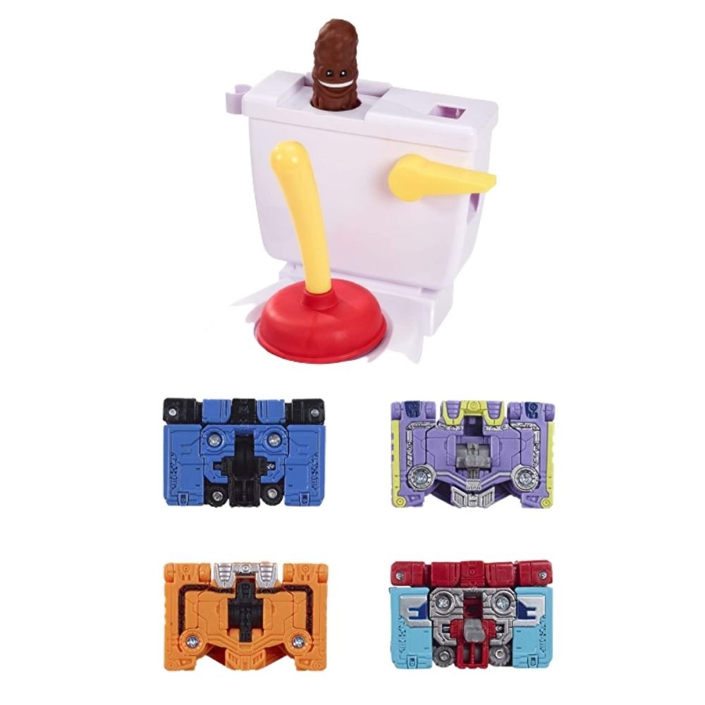 Flushin' Frenzy + Transformers Micromaster WFCGS10 1.5inch Soundwave