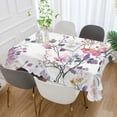 thumbnail image 2 of Yayeee Tablecloths 54" x 54" Rectangle Wrinkle Resistant Party Table Cover, Purple Wildflowers, 2 of 8