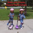 thumbnail image 6 of PRINIC Kick Scooter for Kids, 3-wheel toddler scooter with 3 Light Up Wheels and Adjustable Height for 2-7 Years Old Ages Girls and Boys Toddlers & Children, Red, 6 of 15