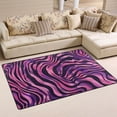 thumbnail image 2 of Zebra Print Memory Foam Area Rug 60"x39" Non Slip, Absorbent, Fade Proof for Living Room, Bedroom, Office, 2 of 6