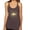 Brown, variant on Softball Life Animal Print Girl Sports Tri-Blend Racerback Tank Top, Vintage Black, Large