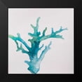 thumbnail image 2 of Atelier B Art Studio 12x12 Black Modern Framed Museum Art Print Titled - Watercolor Sea Coral, 2 of 5