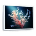 thumbnail image 2 of Designart "The Vibrant Scenery Of Living Coral Branches" Coastal Coral Under Water Floater Framed Canvas Wall Art, 2 of 5