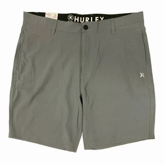Hurley Men's Olive & Black Short All Day Hybrid 4-Way Stretch Walk Short (S03)