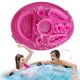 thumbnail image 4 of [Cubo Rosa Sin Aire] Portavasos Inflable PVC Asiento Posavasos Asiento Poroso Vino Tinto Cama Hielo Inflable Piscina Plato Cena (Cubo Rosa Sin Aire), 4 of 9