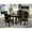 Black, variant on 5 Piece Norfolk Wood Dinette Set - Linen White