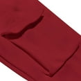 thumbnail image 6 of Cargo Sweatpants Mens Fleece Heavyweight Elastic Waist Pants with Pockets Baggy Drawstring Jogger Pants Red L, 6 of 9