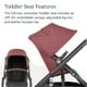 thumbnail image 3 of UPPAbaby Cruz V2 Stroller/Full-Featured Stroller with Travel System Capabilities/Toddler Seat, Bumper Bar, Bug Shield, Rain Shield Included/Jake (Charcoal/Carbon Frame/Black Leather), 3 of 5