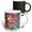 Multicolor, variant on 3drose, Tie Dye 5 Starburst Tie Dye Design Displays a Spectrum of Different Subtle Colors, 11oz Two-tone Green Mug