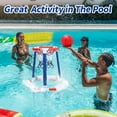 thumbnail image 2 of EagleStone Pool Basketball Toys, Floating Basketball Hoop for Pool Game, Inflatable Swimming Pool Toys for Toddlers with 3 Large Balls, Pump, Water Basketball Hoops w/Stickers for Kids and Adults, 2 of 7