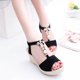 thumbnail image 2 of Amzcrzy Zapatos de mujer,Zapatos de mujer,Zapatillas de mujer, Sandalias romanas informales con cuña y cuentas para mujer Sandalias Mujer Zapatillas De Casa, 2 of 4
