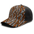 thumbnail image 2 of Leopard Print Baseball Cap Adjustable Size – Stylish Spliced Design Trucker Hat, Dad Hat with Full Print Front & Brim, Breathable Cotton Blend Snapback for Sports, Travel & Daily Wear, 2 of 3