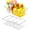 2 Pack, variant on Unbranded Snack Organizer for Pantry Shelf, 2 Pack Clear Plastic Pantry Storage Bins with 3 Dividers for Snacks, Spices, Chips Food Organizer, Stackable Pantry Organizers for Kitchen, Fridge, Cabinet