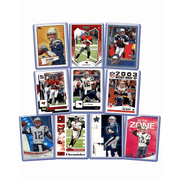 Tom Brady 10-Card Assorted Lot   Topps, Panini, Upper Deck   NFL Football Cards