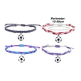 thumbnail image 2 of 4 Pcs Friendship Bracelet With Football Pendant, 2 of 5