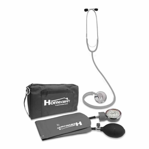Kit Baumanómetro Estetoscopio Simple Homecare  dmh2000gri