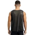 thumbnail image 2 of Manyakai Mens Mesh Training Vest Pinnies Team Basic Soccer Jerseys Sleeveless Tank Top for Basketball Black L, 2 of 6