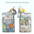 Changing Table Diaper Organizer Baby Hanging Diaper Stacker Nursery Caddy Organizer for Cribs