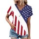 thumbnail image 1 of Camiseta de Manga Corta con Cuello en V, Camiseta Larga de Moda Y Ligera para Mujeres, 1 of 4