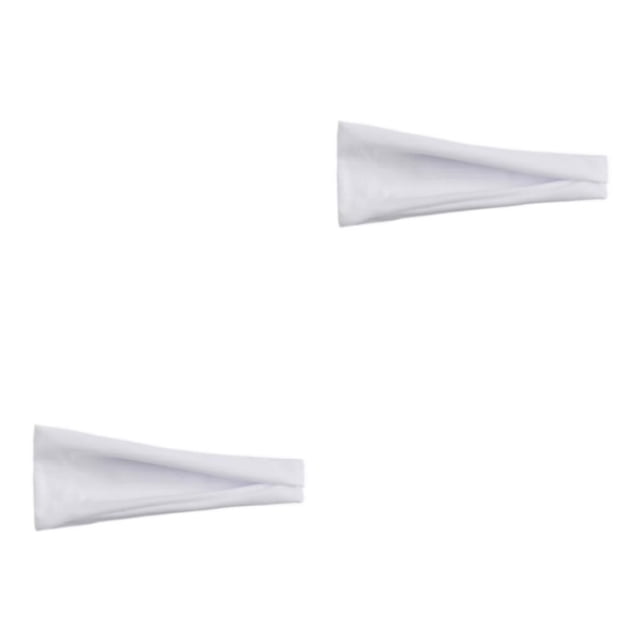 Diademas Deportivas Elásticas Para Correr Cabello Soidarity 2piezas 2blanco
