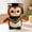 Gold, variant on Owl PhD Graduation Stuffed & Plush Animals Toys, Soft Plush Dolls for Students, Soft Hugging Pillow, Animals Plush Toys, Graduation Gifts for Classmates and Friends