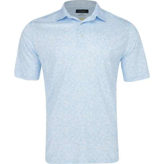 Greg Norman ML75 Recycled Microlux Vine Print Cloud Shirt Men L