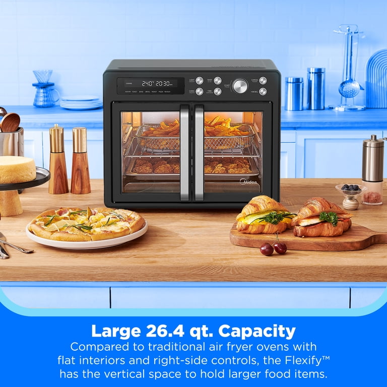 Midea Flexify™ Double French Door Toaster Oven Air Fryer Combo