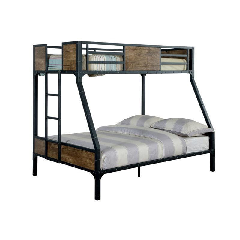 Bowery Hill Twin Over Full Bunk Bed In, Living Spaces Bunk Beds Twin Over Full