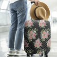thumbnail image 2 of Pioneer Flower Floral Print Pattern Luggage Cover Fashion Suitcase Cover Baggage Covers Fit 25-28 Inch Luggage (Go Travel), 2 of 5