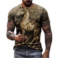 thumbnail image 2 of IROINNID Men'S T-Shirts Big and Tall T Shirts for Men, Lightweight Thin Basic Round Neck Colored Print Tops for Men, 2 of 6