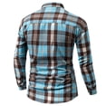 thumbnail image 5 of Yutgune Mens Plus Size Plaid Flannel Shirt For Men Long Sleeve Button Down Casual Shirt, 5 of 5
