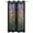Black, variant on Outdoor Curtains for Patio Waterproof, Stained Glass Windproof Pravicy Outside Porch Blackout Curtain, Vintage Abstract Botanical Plant Sun Blocking Grommets Curtains for Cabana Gazebo 54"x108"