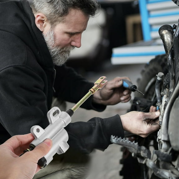 WHAMVOX Motorcycle Brake Master Cylinder 8mm Motorcycle Brake Pump Cylinder Rear Brake Cylinder