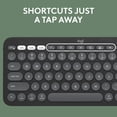 thumbnail image 6 of Logitech Pebble 2 Combo for Mac, Wireless Keyboard and Mouse, Slim, Quiet and Portable, Customizable, Bluetooth Mouse and Keyboard, Easy-Switch, Tonal Graphite, 6 of 11