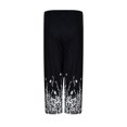 thumbnail image 4 of Gibobby Pantalones mujer Pantalones capri de yoga para deportes altos con estampado floral para levantamiento de glúteos para mujer(Blanco， XXXXL), 4 of 5
