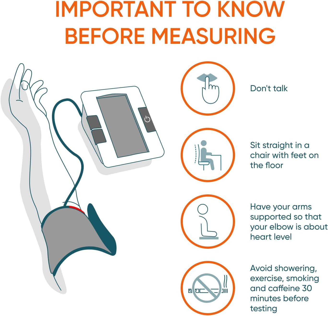 Dario Upper Arm Blood Pressure Monitor, Bluetooth App, Large Cuff 9.4–17 in, Carrying Bag & Batteries