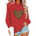 thumbnail image 4 of Valentine's Sweatshirt for Women Cute Love Heart Shirts Casual Long Sleeve Valentine Tshirt Clothes Tops, 4 of 6